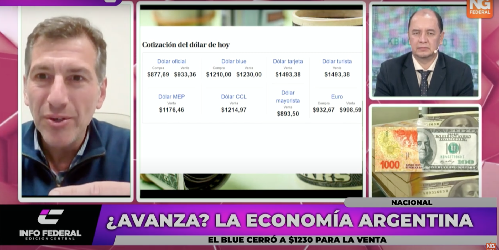 ¿Qué pasa con el precio del dólar? Nota en el programa de Chaco NGFederal del 30/05/2024