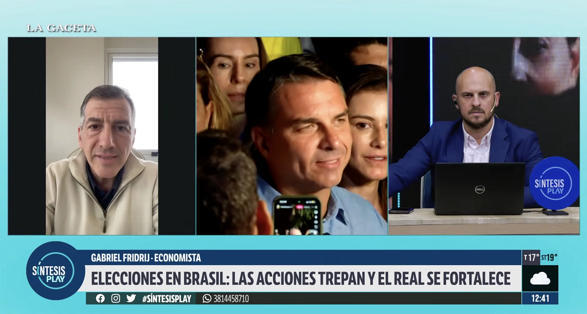 Suben las acciones argentinas en Wall Street tras las elecciones en Brasil, el análisis de Gabriel Fridrij. Nota en «La Gaceta» de Tucumán 6/10/2026